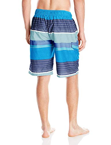 Image of Kanu Surf Men's Big Viper Extended Size Stripe Swim Trunk