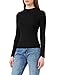 Produktbild ONLY Damen Onlemma L/S High Neck Top Noos JRS Langarmshirt, Schwarz (Black Black), M