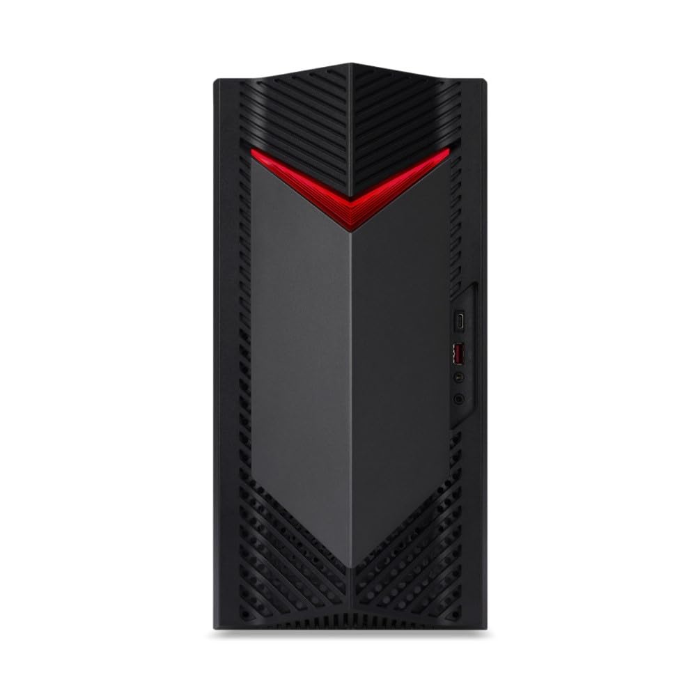 Acer Negro Nitro 50 N50-656 - Gaming Desktop (Intel Core I7 14700F, 16 Gb Ram Ddr5, 1024 Sg Ssd, No Os, Nvidia Rtx 3050 6G Dp Hdmi 6144) Color