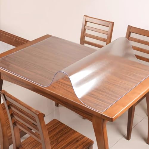 Nappe de table transparente mate 2.0mm pour protéger l'extérieur