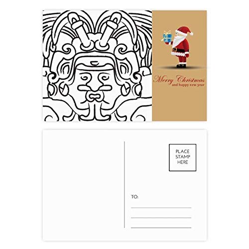 Cartes postales Père Noël ailes Égypte asymétriques lot papeterie Noël