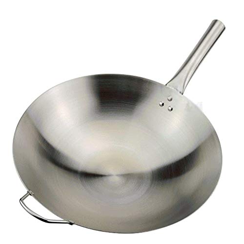 Wok de acero inoxidable de 43 cm miniatura 3
