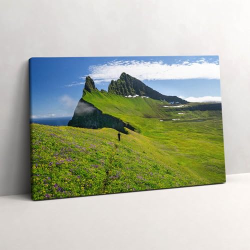 Peinture murale Islande Hornstrandir tableau photo sur toile 60x40cm