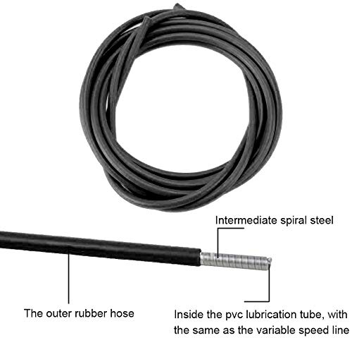 capgo Schakelkabelhoes - Blue Line | 4mm | PTFE - neon geel | 3000mm