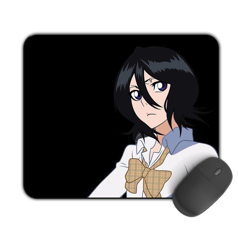 Image of Printed Designer Mouse Pad Normal Rukia (200MM X 240 X 3MM) Enhance Gaming and Work Performance Comfortable and Precise Non-Slip Water Proof Bleach Mouse Pad.