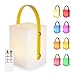 Lampe de Table Rechargeable Extérieur Portable Lampe de Table de Chevet avec 8 RGB Couleurs, Sans Fil, étanche, Gradable Lampe Lanterne pour Exterieure Intérieur Jardin Salon Terrasse,Carré