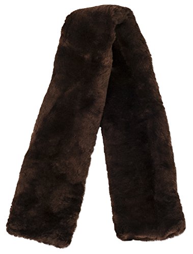 ECP Schutzabdeckung aus echtem Schaffell, schützt vor Wundscheuern, 111,8 cm, Braun Cover
