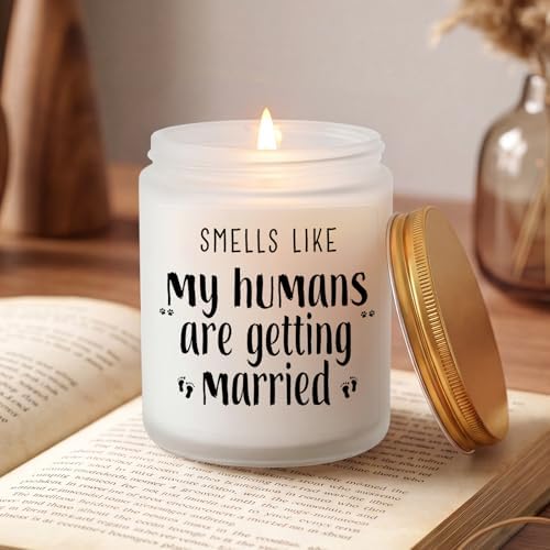 MULCHUM Lavender Scented Soy Candle for Pet Lover Wedding Gifts, ...