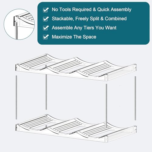 Irayin Stackable Water Bottle Organizer Holder, for Stanley & Others' Large Tumbler Organization - Image 4