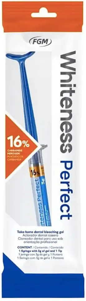 Clareador Dental Caseiro Whiteness Perfect 16% 1 Unidade