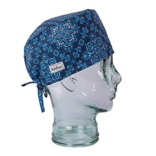 Gorro Cirúrgico Touca Medicina Enfermagem Dentista Bandana Azul