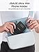JSAUX Cell Phone Stand, Foldable Aluminum Adjustable Phone Holder for Desk Portable Travel Essentials Office Accessories for iPhone 17 16 15 14 13 Pro Max Samsung S25 S24 S23 Ultra Kindle-Black