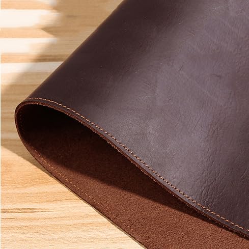 Tapis de souris en cuir de vachette Ruby Lil 90x45cm pour bureau - 5
