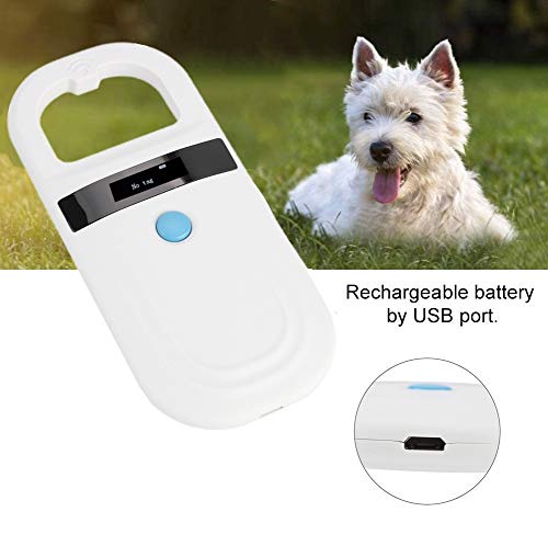Microchip Reader Rfid 134.2Khz, Pet Id Microchip Scanner With 0.91 Inch High Brightness Oled Display And Rechargable By Type-C For Animal Tracking #TOP4