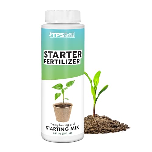 Starter Fertilizer – Liquid Plant Food for Seedlings, Starts & Transplants, Supports Strong Roots...
