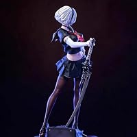 Zhongkaihua Anime-Action-Figur Nr. 2, Typ B 2B, stehende Figur, 30 cm, PVC, Modell 2B Yorha/2Bautomata, Actionfiguren, Desktop-Statue, Dekoration, Sammlerfiguren, Geschenke – Ansicht 4