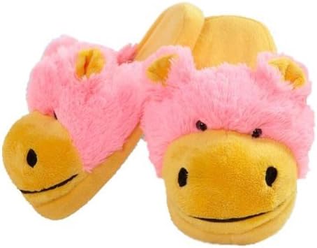 My Pillow PetsネオンHippoスリッパ Small Up To Toddler 10 イエロー 5G0177GY