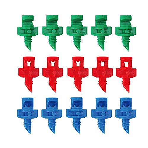 180 Pcs Atomizing Garden Sprinklers Sprayers Aeroponic Nozzle Refraction Garden Watering Irrigation Heads Misting Sprayer Nozzle Fog Sprinkler Gardening Lawn Micro-Sprayers System(90/180/360 Degree) #TOP1