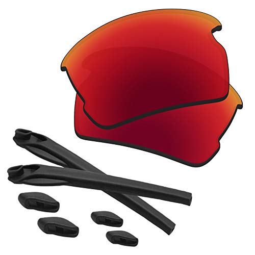 Image of Flak 2.0 Lenses & Rubber Kits Replacement for Oakley Sunglass OO9295 Polarized