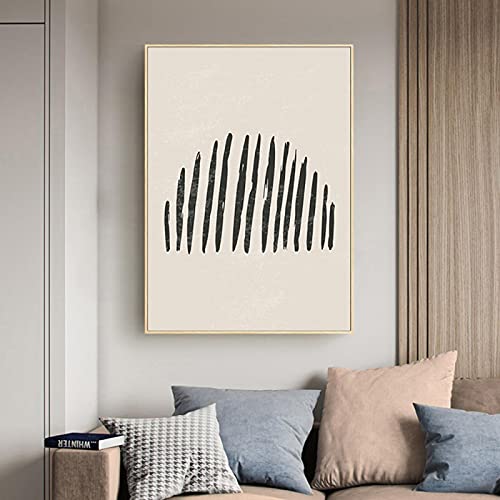 Toile scandinave abstrait en impression haute définition sur coton pour intérieur chic - 4