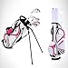 NXX Junior Complete Golf Club Set FüR Kinder Kinder - 3 Altersgruppen Jungen & MäDchen - Linke Hand Perfekt FüR Kinder Kinder, Die Golf Lieben,Rosa,L
