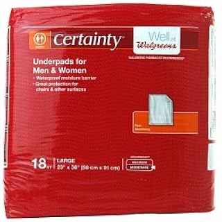 Certainty Large Underpads 18 ea (1) - White, Non-woven Fabric, Polymer - Adult Incontinence Surface Protector