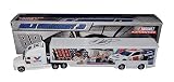 AUTOGRAPHED 2015 Dale Earnhardt Jr. #88 Valvoline Racing DARLINGTON THROWBACK (Patriotic USA) Signed NASCAR Authentics 1/64 Scale Hauler Transporter with COA