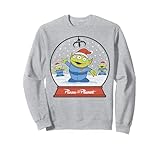  Disney Pixar Toy Story Alien Claw Snowglobe Christmas Sweatshirt