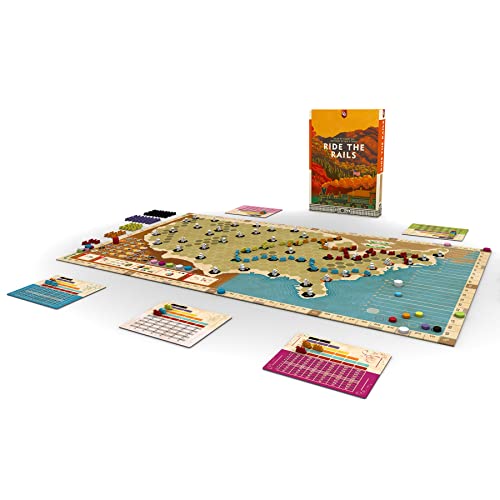 Ride The Rails Juego de Estrategia para 3 a 5 Jugadores miniatura 2
