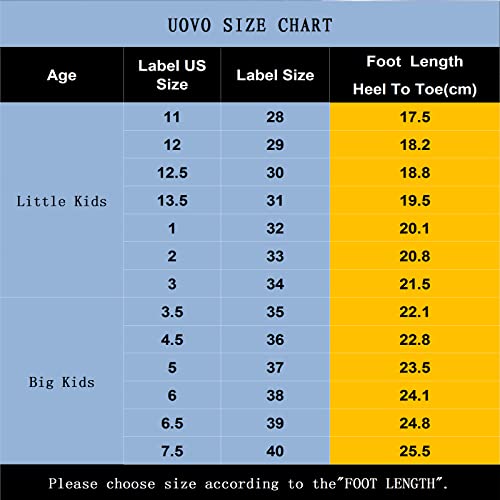 Uovo Boys School Uniform Dress Shoes Classic Comfort Oxford Loafer Flats Big Kid Black Size 1 #TOP5
