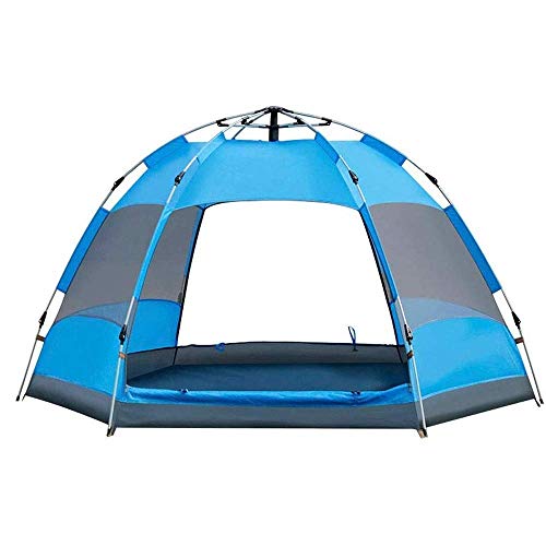 Carpa GeRRiT para camping 3-5 personas, pop-up, doble capa miniatura 1