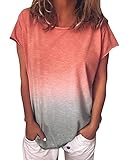 kurzarm shirt damen nähen Anlässe: Die lässigen sommer oberteile für frauen eignen sich perfekt für freizeitkleidung,urlaub,arbeit,aktivitäten im freien,schule und so weiter