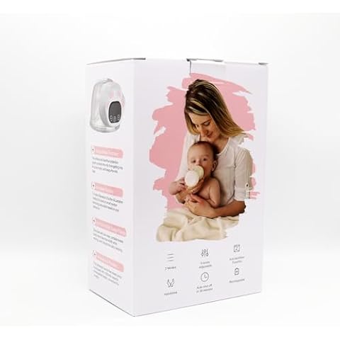 Smart Electric Breast Pump for Hands-Free Use, 3 Modes & 9 Levels Adjustable Suction, Rechargeable, BPA Free (1 Count) Cover
