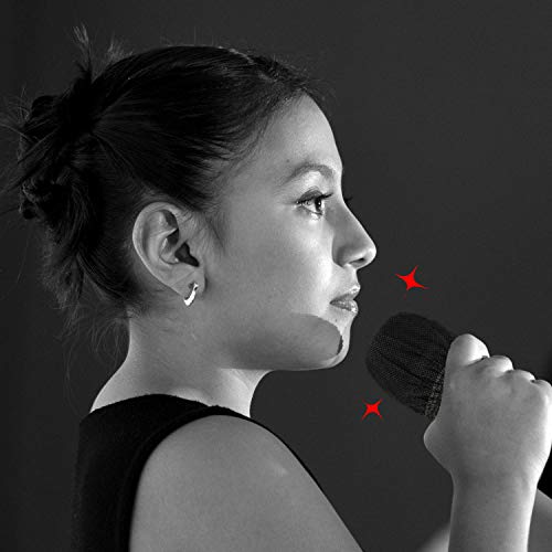 Sirozi 160 PCS Disposable Microphone Cover, Black Sanitary Windscreen No-woven Protection Cover for U-shaped and O-shaped Microphone Recording Studio Karaoke and KTV - Thumbnail 4