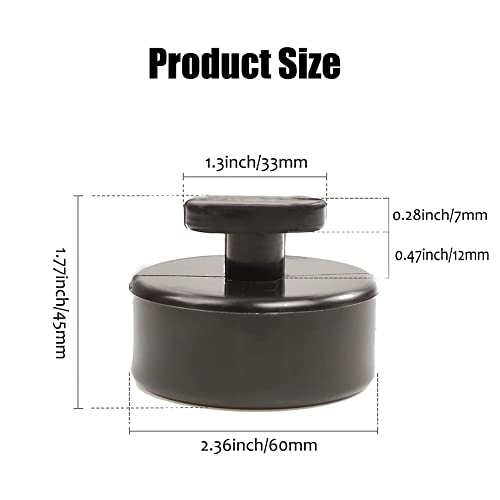 Image of 4 Pcs Jack Pad, Rubber Jacking Lift Puck, Lift Point Adapter for Chevrolet Corvette C5 C6 C7 GS Z, with Storage Bag