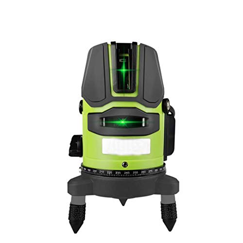 Laser Level 360 Grad Green Cross Line Laser selbstausgleichend, Green Beam 3D 2Lines, IP 54 Anti-Splash 1M Stoßfeste selbstnivellierende vertikale und