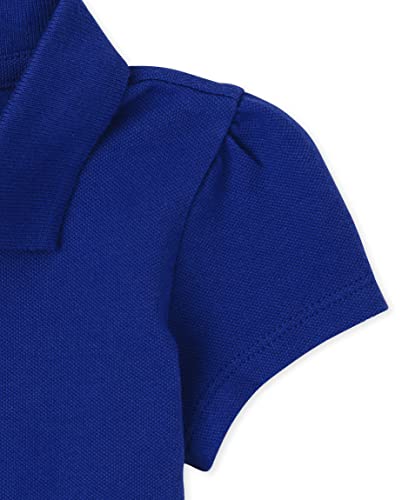 Image of The Children's Place Girls and Toddler Short Sleeve Ruffle Pique Polo