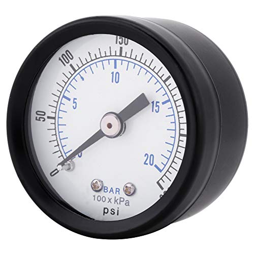 Mini Öldruckmanometer 0-20 Bar / 0-300 Psi - Tragbares Manometer Für Luft & Kraftstoff