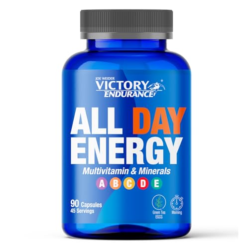 VICTORY ENDURANCE Con 12 Vitaminas, 9 Minerales Y Antioxidantes Que Provienen Del Té Verde, All Day Energy, 90 Cápsulas