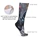 BTCOWZRV Black Rooster Winter Knee Socks for Men Women Fashion Comfortable Thigh-High Socks Warm Breathable Knee Stocking Suitable for Both Indoor Outdoor Activities.