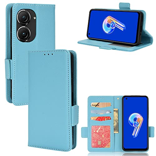 Image of Rfvzubemok Compatible with Asus Zenfone 9 5G Case,PU Leather kickstand With Card Holders Compatible with Asus Zenfone 9z 5G Flip Magnetic Closure Wallet Cover TL