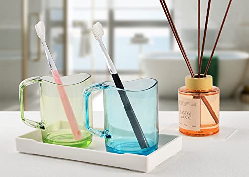 Vcreatc Small White Mini Tray (8 Inch X 4 Inch) For Serving Accessory, Spa, Coffee, Drinks, Wine, Tea, Bar, Party, Towel, Seasoning, Perfume Or Display Use. #TOP3