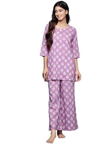 Image of Libas Printed Cotton Night Suit
