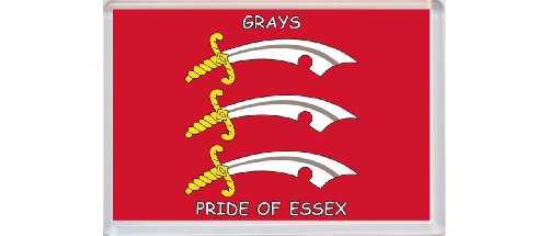 Grays - Pride of Essex County Flag - Jumbo Fridge Magnet