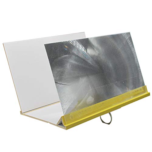 Handy lupe, 8 Zoll mit Ring Stand Fingbare HD Acryl Anti-Halation Strahlenschutz Smartphone Bildschirm Magnifier,5