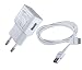 Produktbild Samsung Reise Ladegerät EP-TA10EWE mit Ladekabel Micro-USB 3.0 Farbe: weiß
