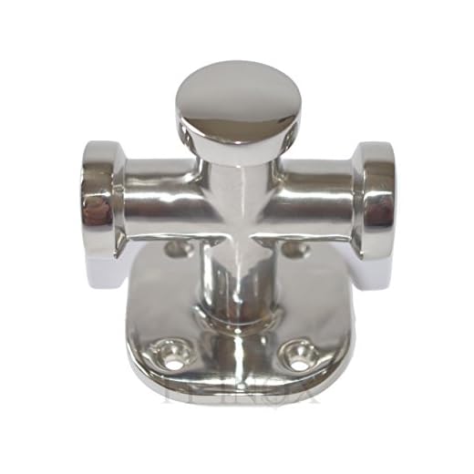 Bitte Bollard (bitte di ormeggio) in croce acciaio inox 316 - A4 (Stampa Carta)