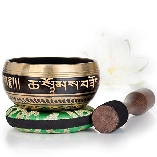 Authentic Handmade Tibetan Singing Bowl Set - Image 9
