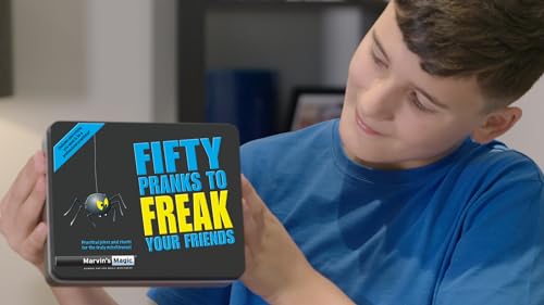 Marvin's Magic - Fifty Pranks to Freak Your Friends - Magic Tricks for Kids in Gift Tin - Includes Novelty Parking Ticket, Realistic Coffee Spill and More - Prank Kit, Magic Tricks and Family Games - Image 4