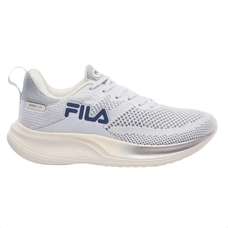 Tenis Fila Speed Lite Feminino, White/Alloy/Silver, 39